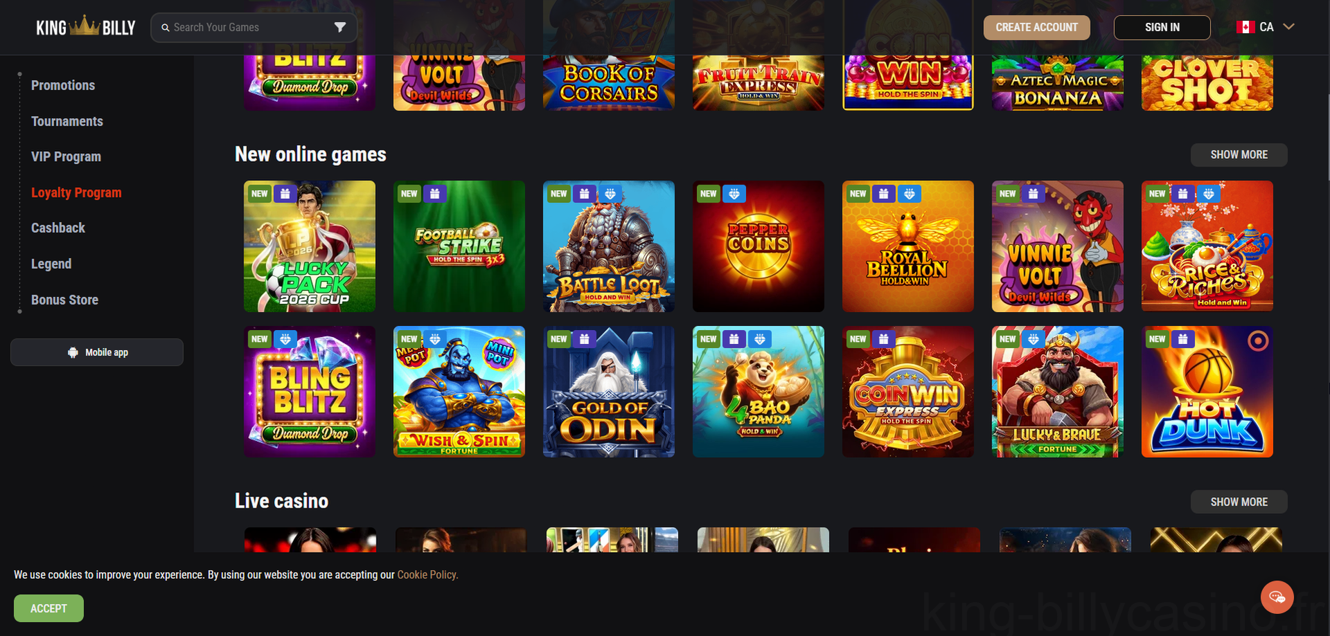 Kingbilly Casino Casino